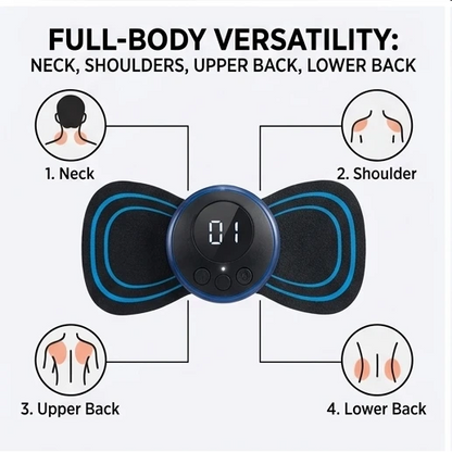 EMS Butterfly Portable Mini Massager (Full-Body Wireless Muscle Stimulator)