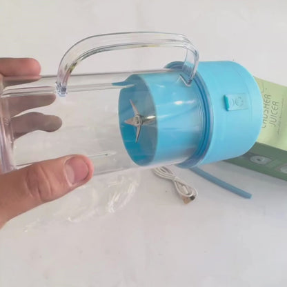 2-in-1 Portable Blender & Juicer Mug (6-Blade High Speed)